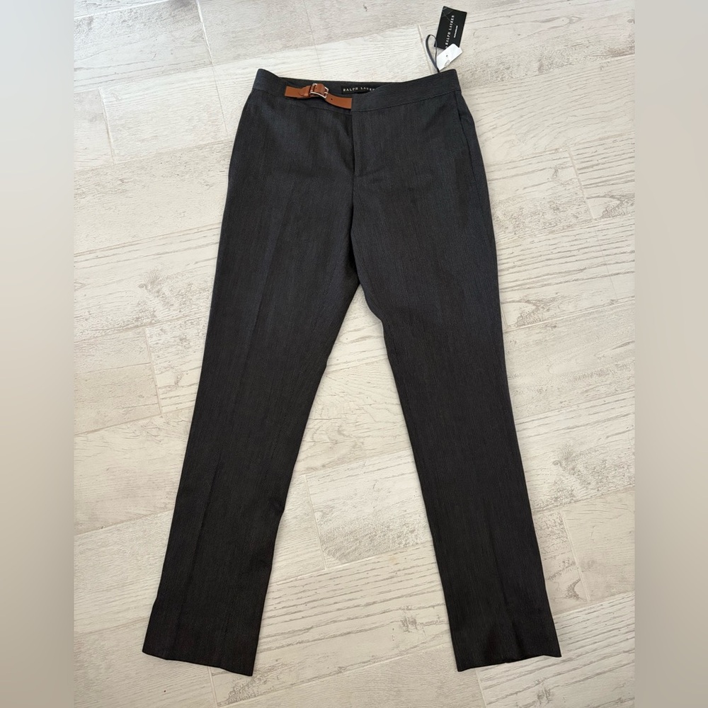 NWT Ralph Lauren Wool Charcoal Dress Pants